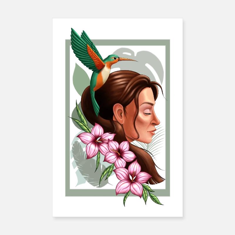 Mutter Erde Poster 20x30 cm