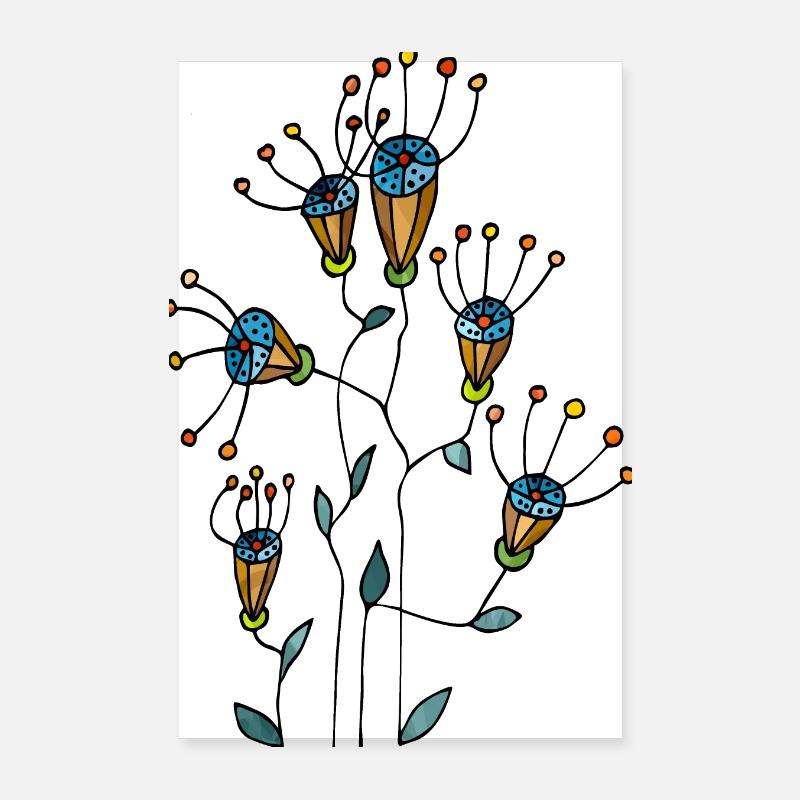 Fleur Poster 20 x 30 cm