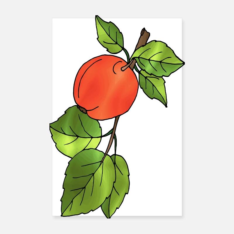 Apple Poster 8" x 12" (20x30 cm)