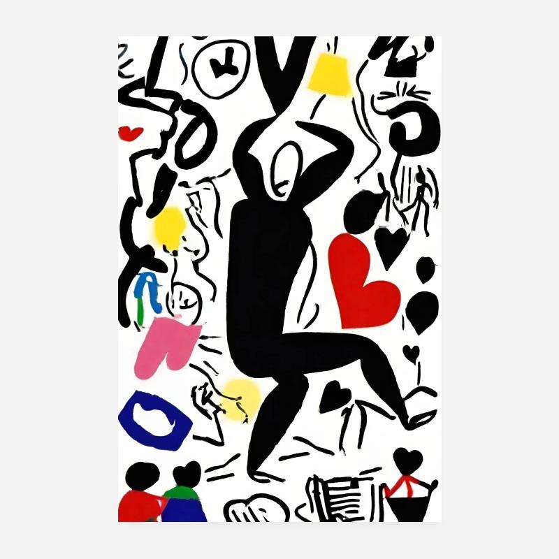 poster Danse d'Amour Poster 20 x 30 cm