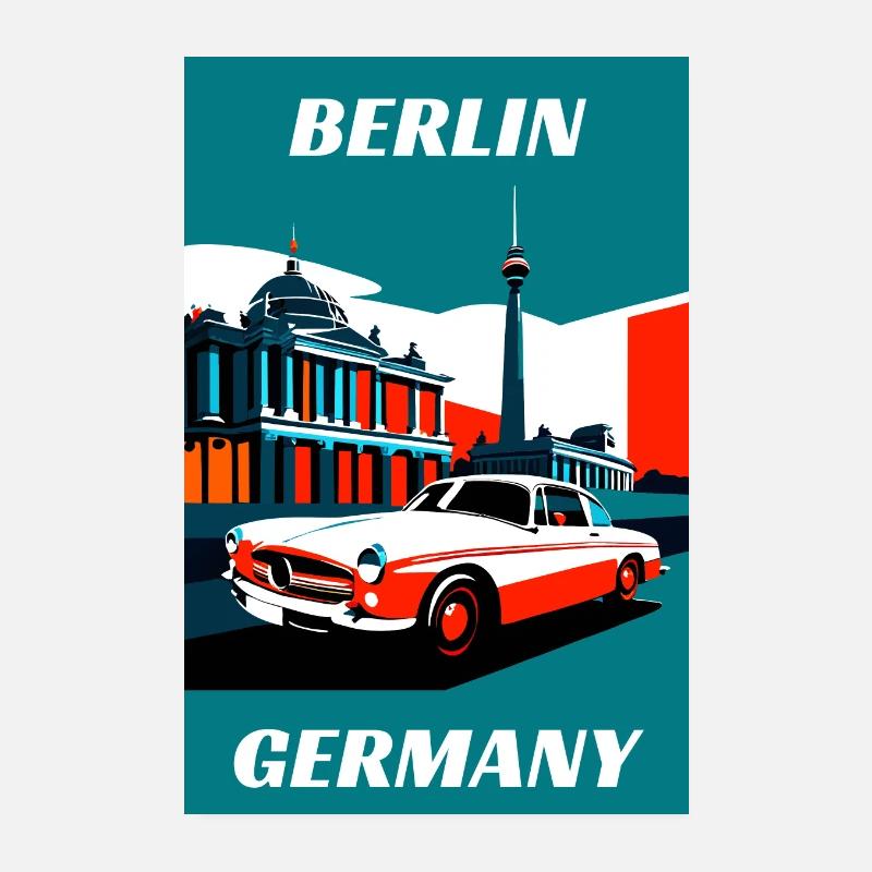 Berlin Germany Poster 8" x 12" (20x30 cm)