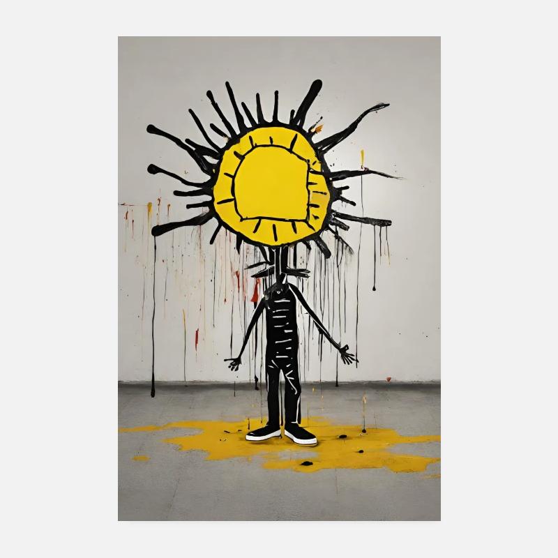 "L'éclipse de l'être Poster 20 x 30 cm