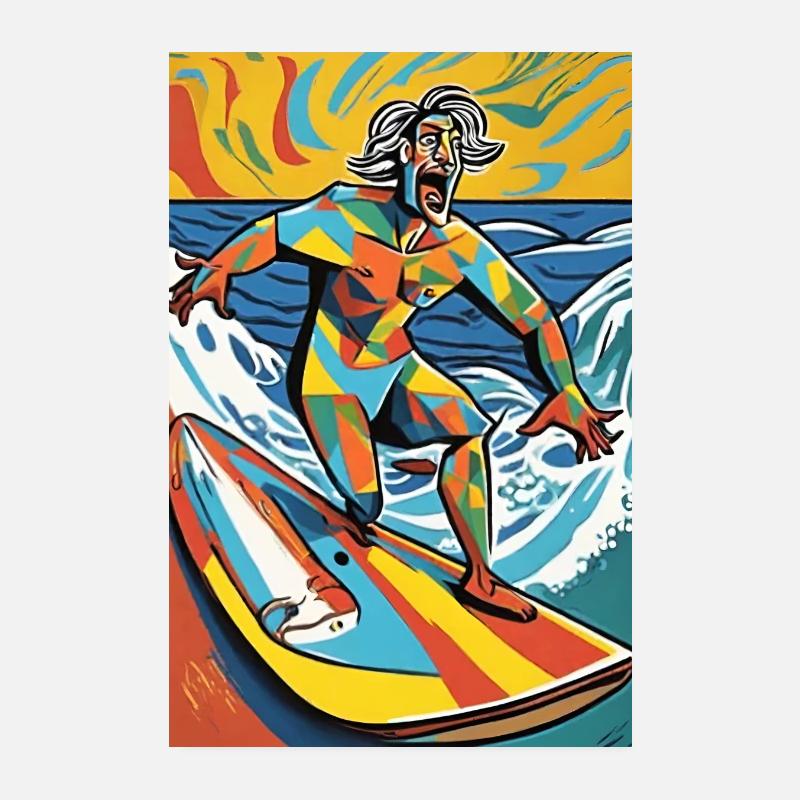 "Surf's Up" Poster 20 x 30 cm