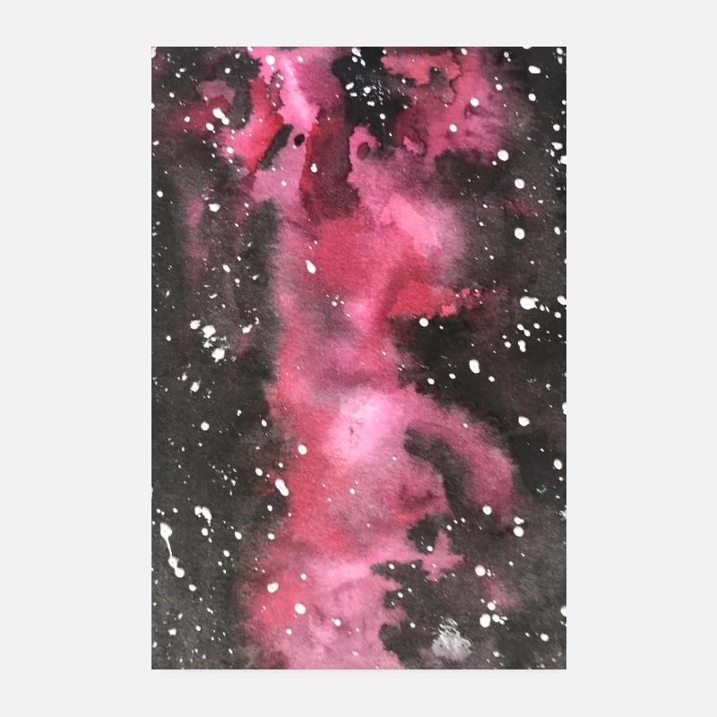 Galaxy Nebula Galaxie Nebel Nerd Astronomie space Poster 20x30 cm