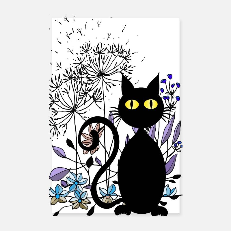 Katze Poster 20x30 cm