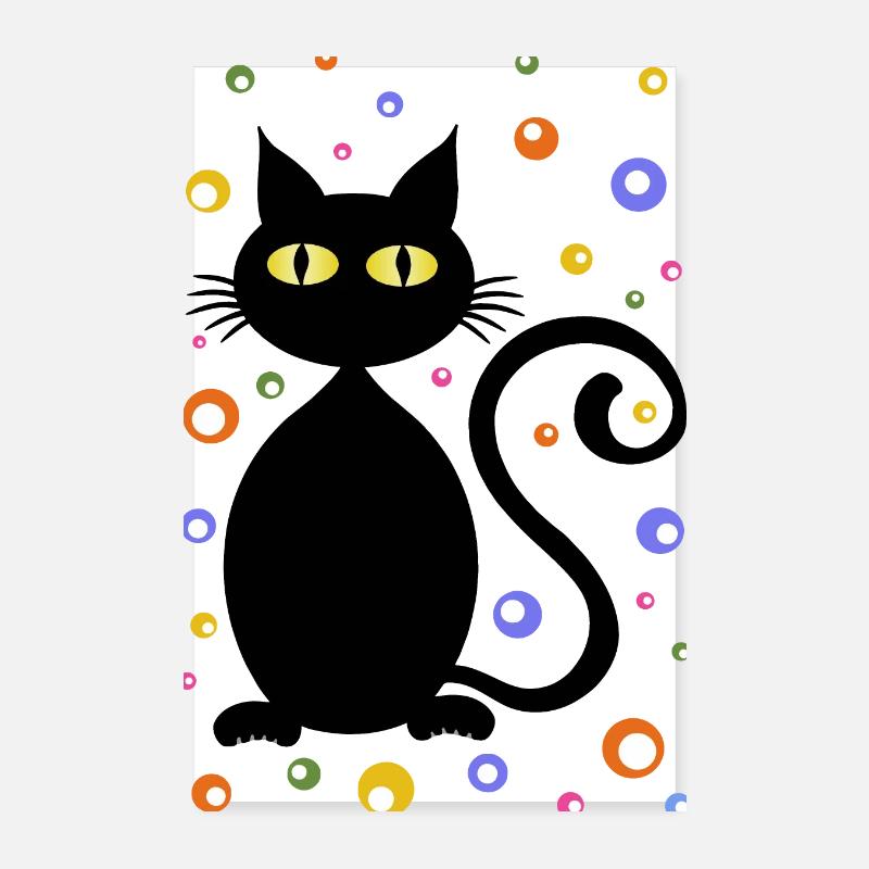 Katze Poster 20x30 cm