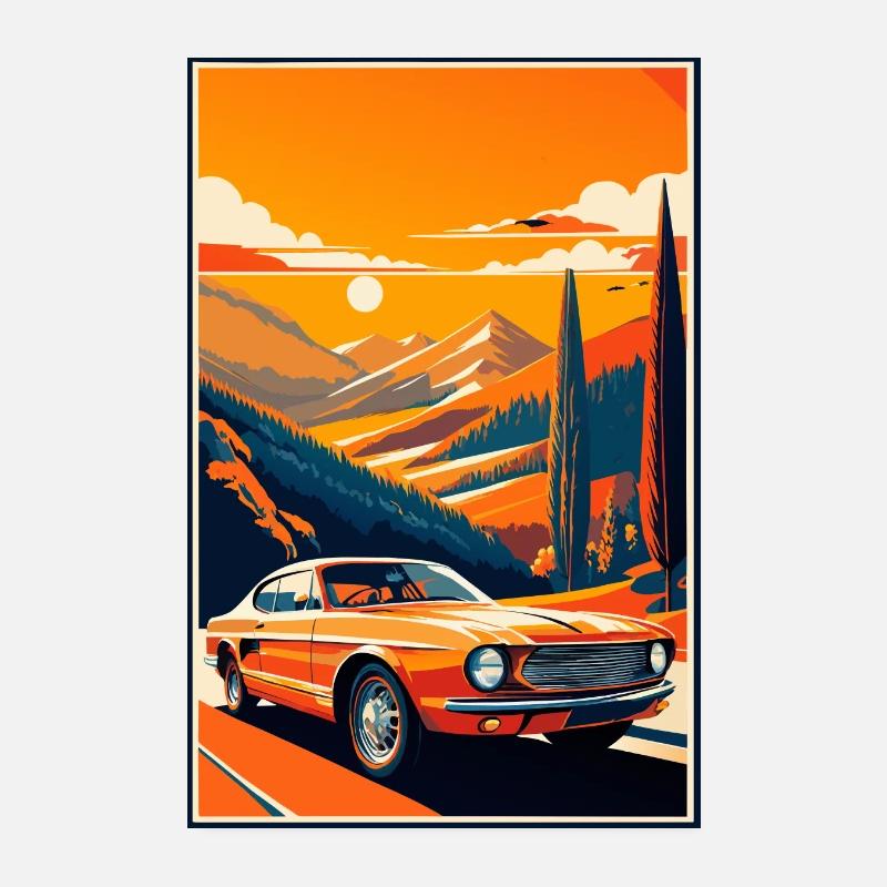 Mondschein-Majestät Poster 20x30 cm