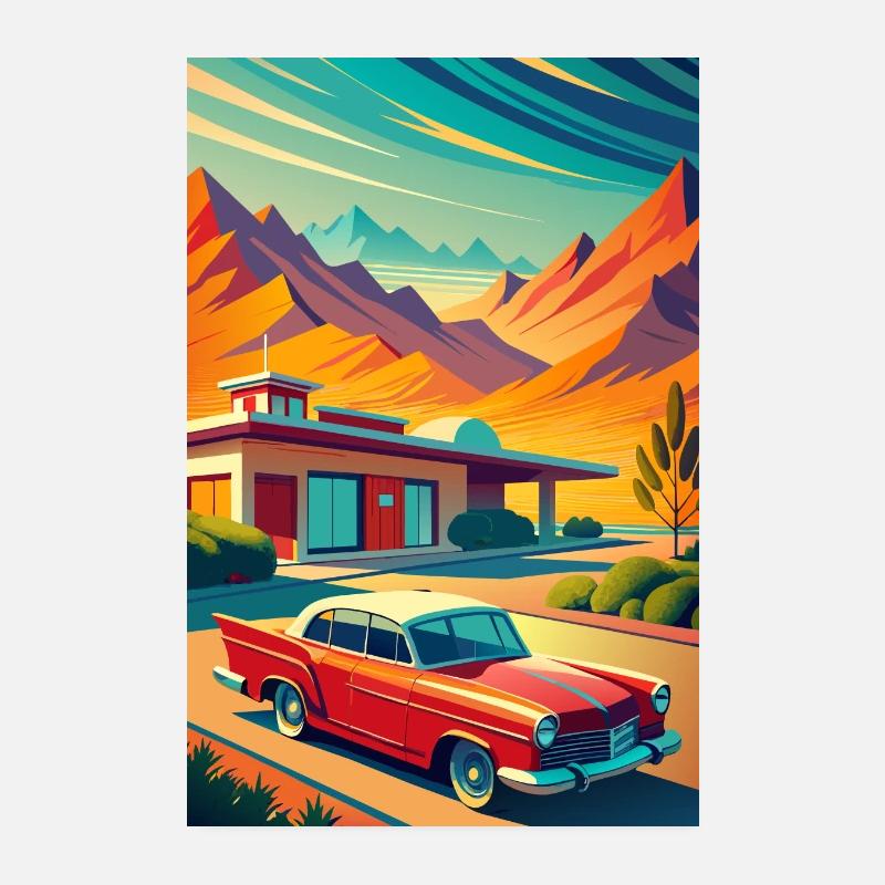 Highway Harmony Poster 8" x 12" (20x30 cm)