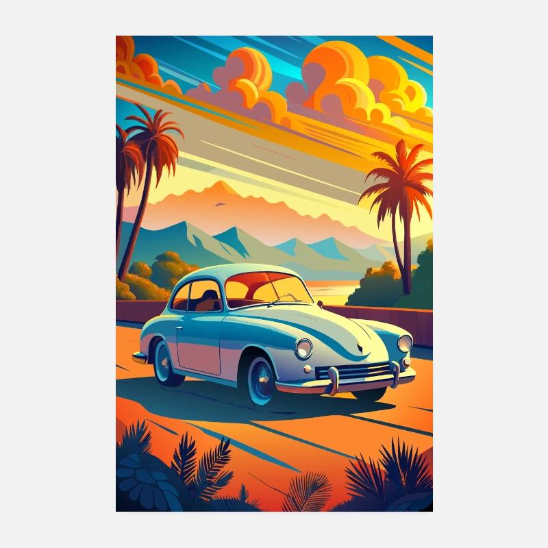 Automobile majestueuse Poster 20 x 30 cm