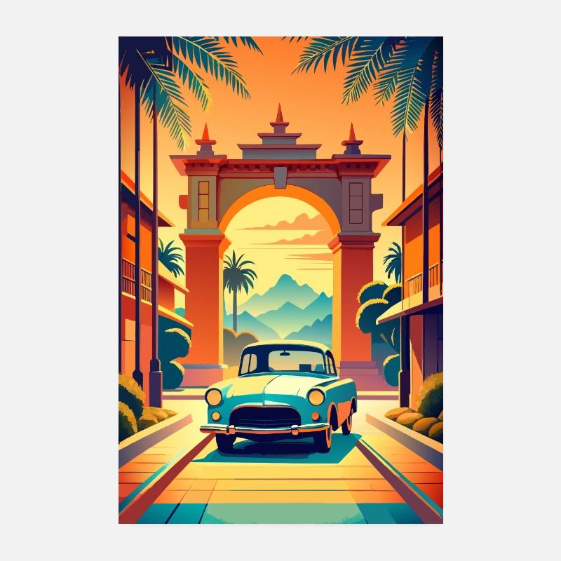 Golden Gateway Poster 8" x 12" (20x30 cm)