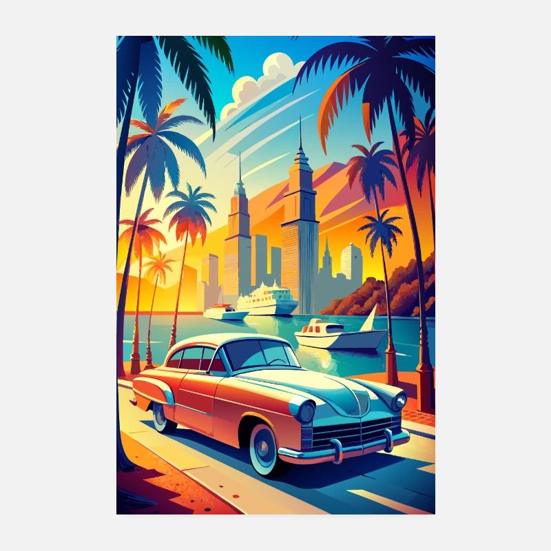 Maritime Melodie Poster 20x30 cm