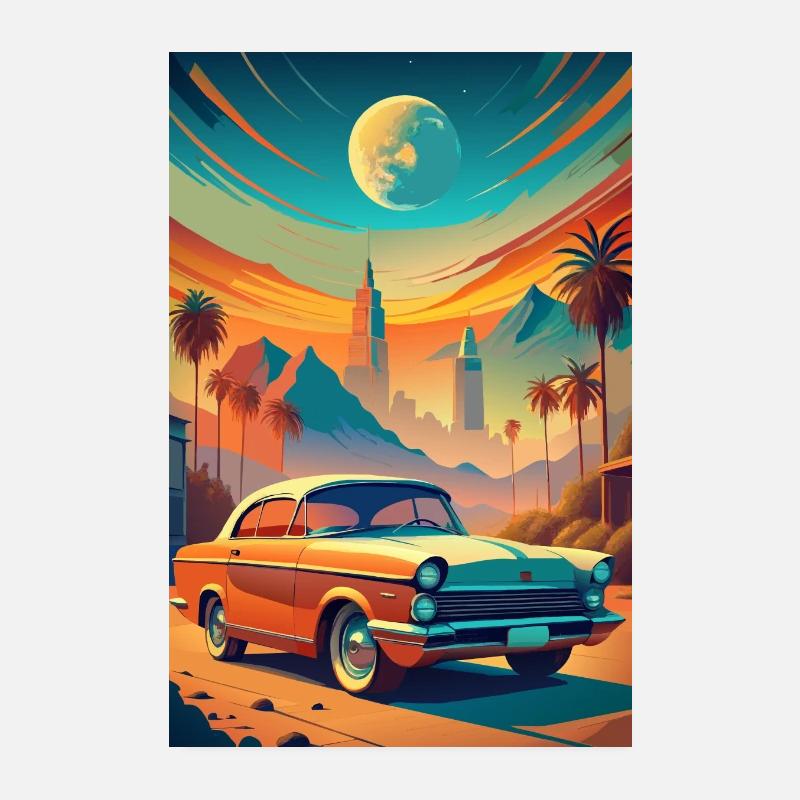 Lunar Luminescence Poster 8" x 12" (20x30 cm)