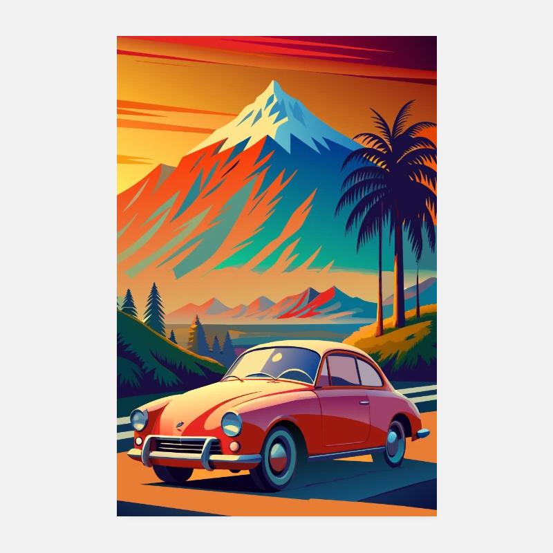 Sérénité au sommet Poster 20 x 30 cm