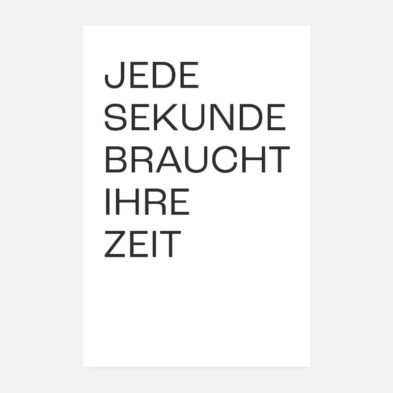 sekunde Poster 20x30 cm
