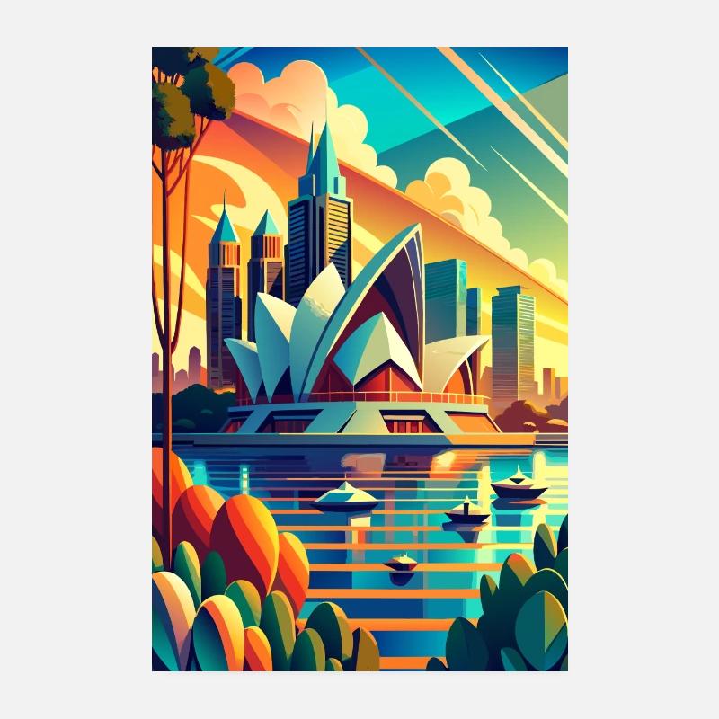 Sydney, Australien Poster 20x30 cm