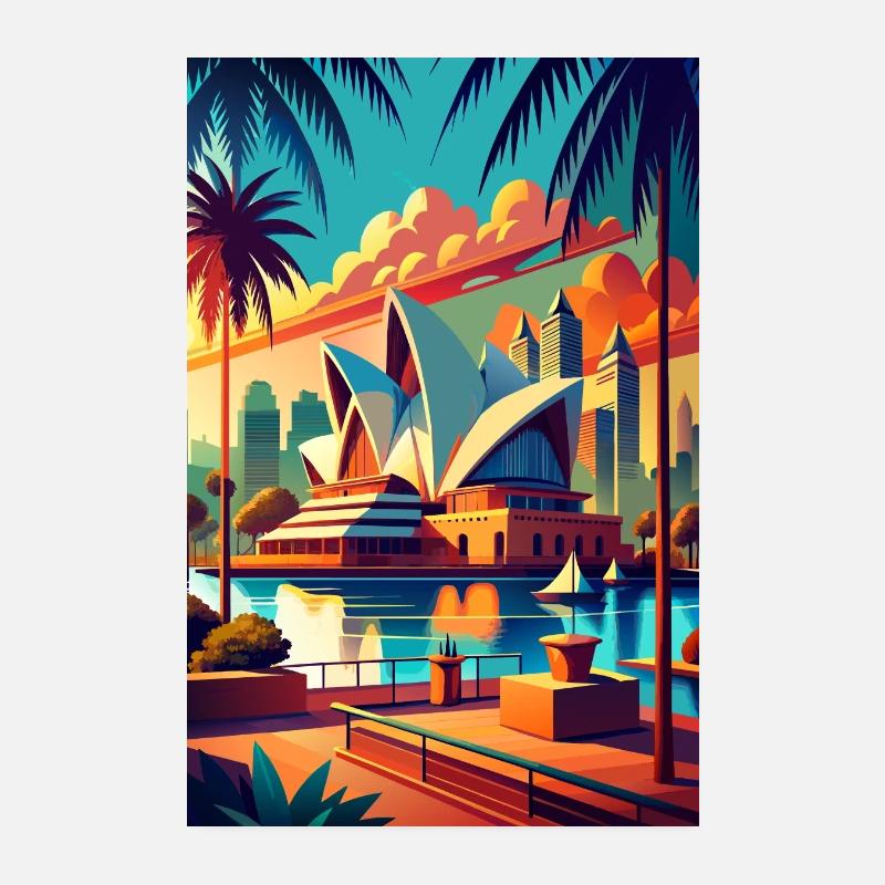 Sydney, Australien Poster 20x30 cm
