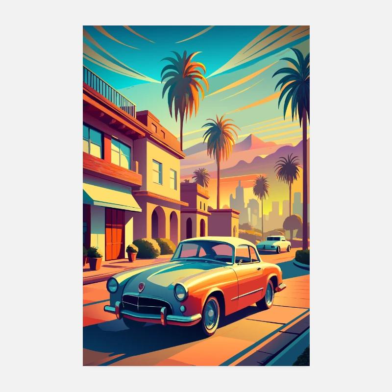 Kurzlebige Elevation - Poster 20x30 cm - Weiß