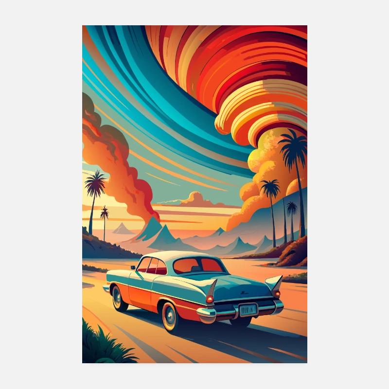 Vivid Vortex Poster 8" x 12" (20x30 cm)