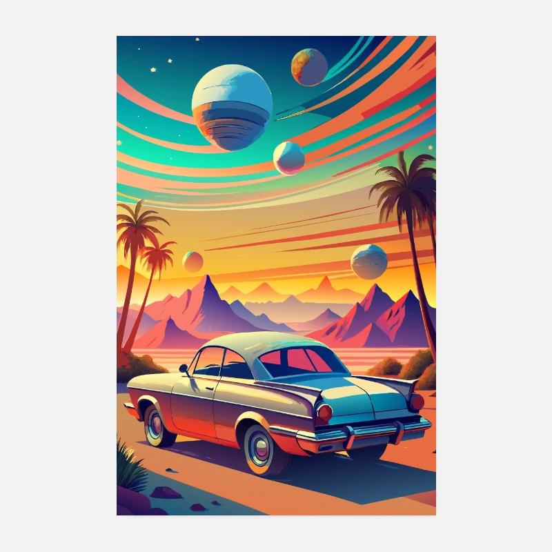 Galactic Gardens Poster 8" x 12" (20x30 cm)