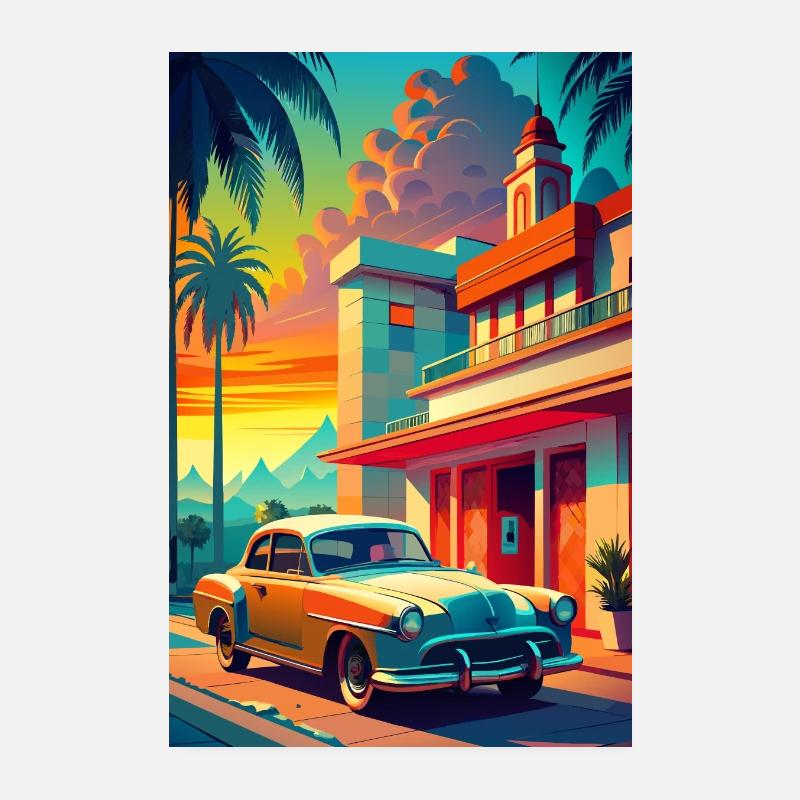 Elégance électrique Poster 20 x 30 cm