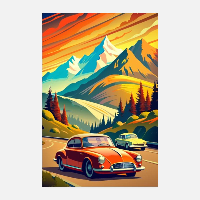 Aerial Aura Poster 8" x 12" (20x30 cm)