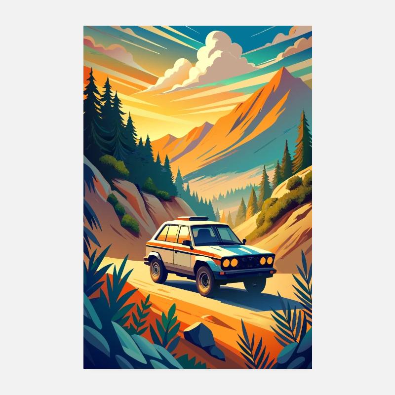 Offroad Odyssey Poster 8" x 12" (20x30 cm)