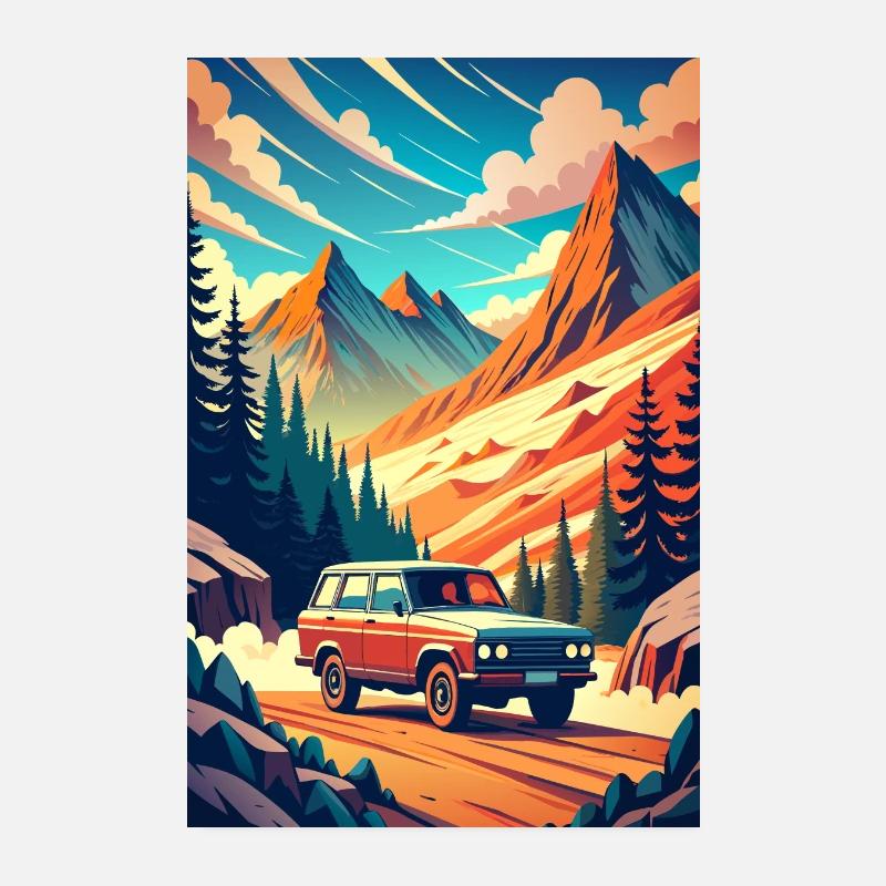 Ascension de l’aventurier Poster 20 x 30 cm