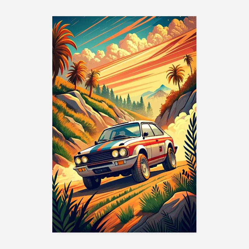 Adrenalin Aufstieg Poster 20x30 cm