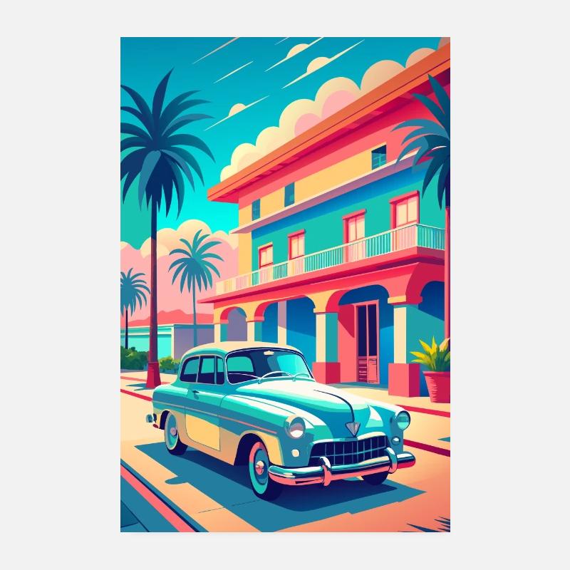 Las Classique Poster 20 x 30 cm