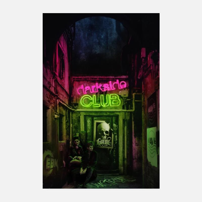 Darkside Club Poster 20 x 30 cm