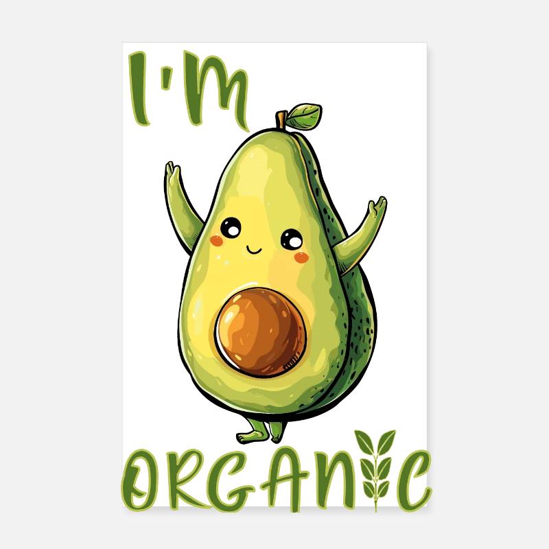 L’avocat - Je suis bio Poster 20 x 30 cm