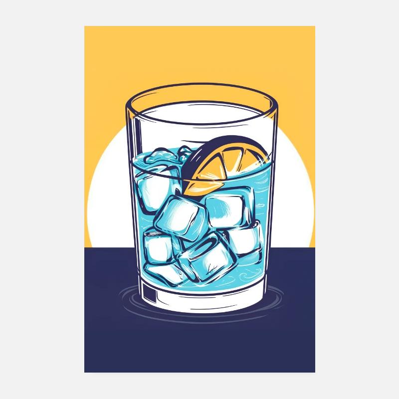 Impressions d’alcool, tirages de chariot de bar, Cocktail classique Poster 20 x 30 cm