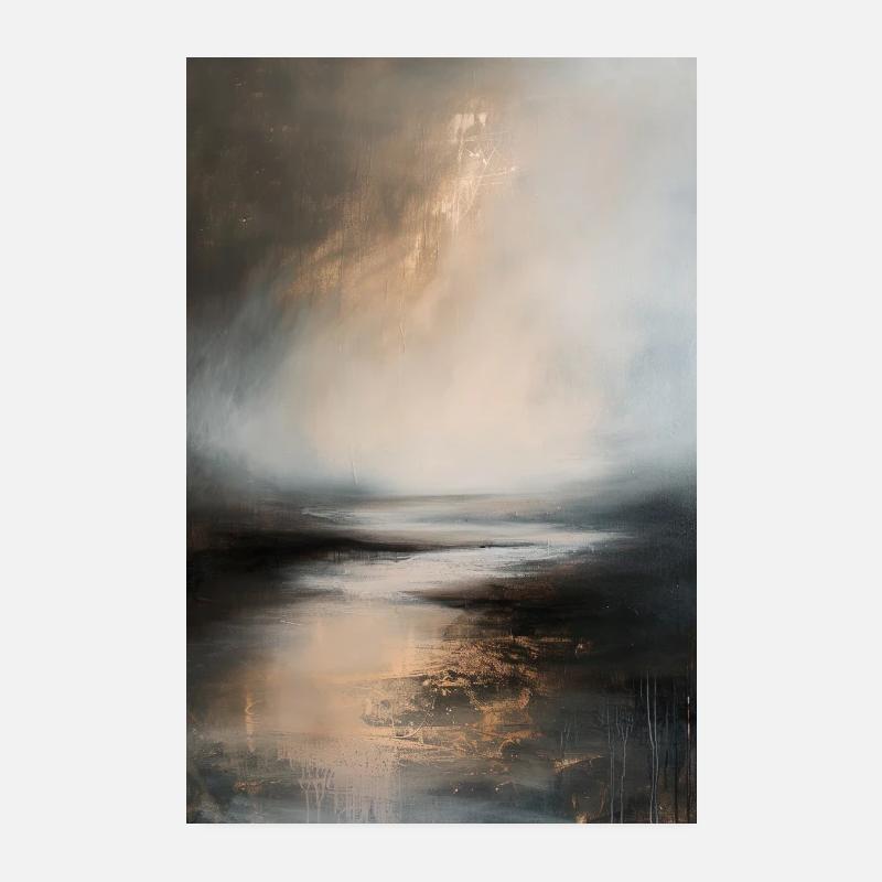 FÉVRIER #4 - Poster 20 x 30 cm - blanc