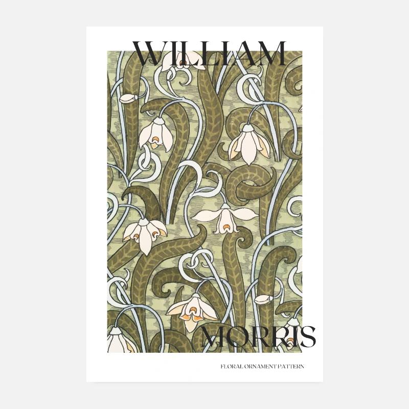 Affiche, impression botanique, impression Art Nouveau, tendance Poster 20 x 30 cm