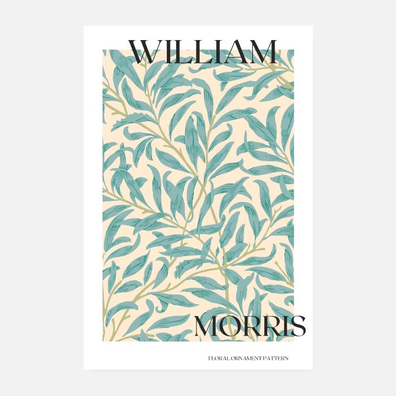Affiche, impression botanique, impression Art Nouveau, tendance Poster 20 x 30 cm