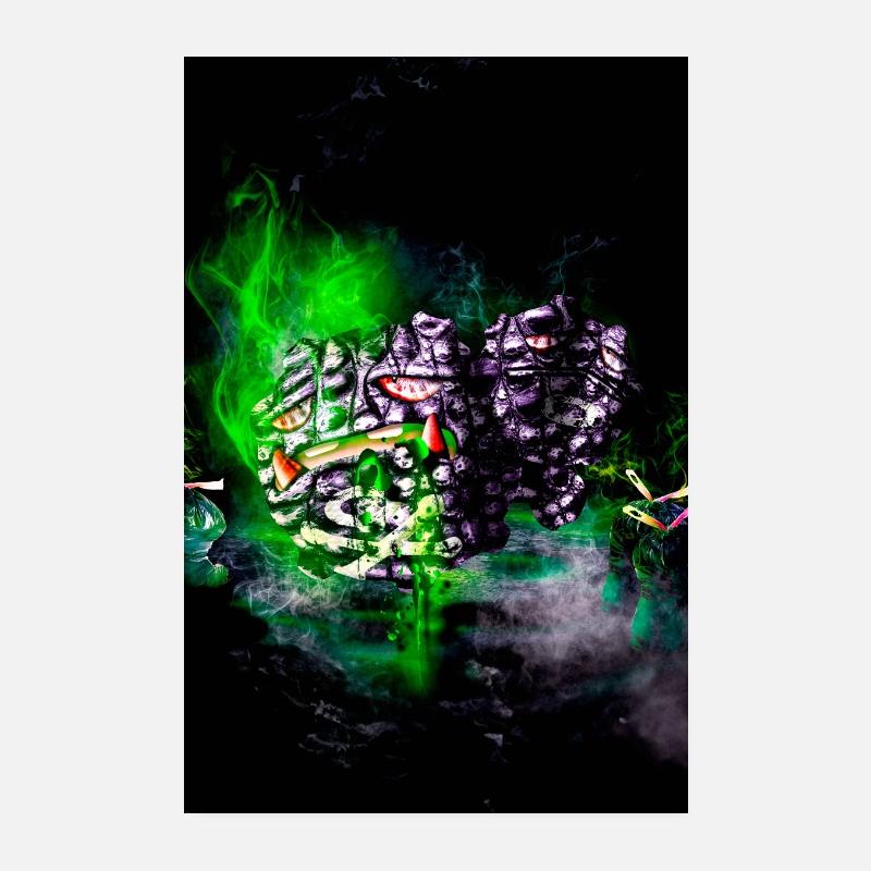 wezzing, dark style poster créature poison Poster 20 x 30 cm
