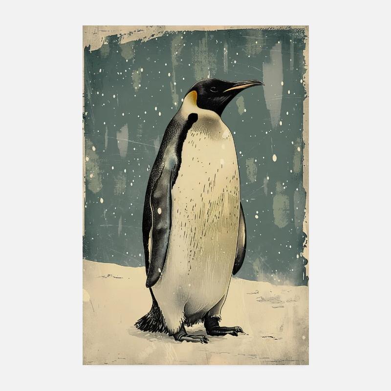 Penguin Poster 8" x 12" (20x30 cm)
