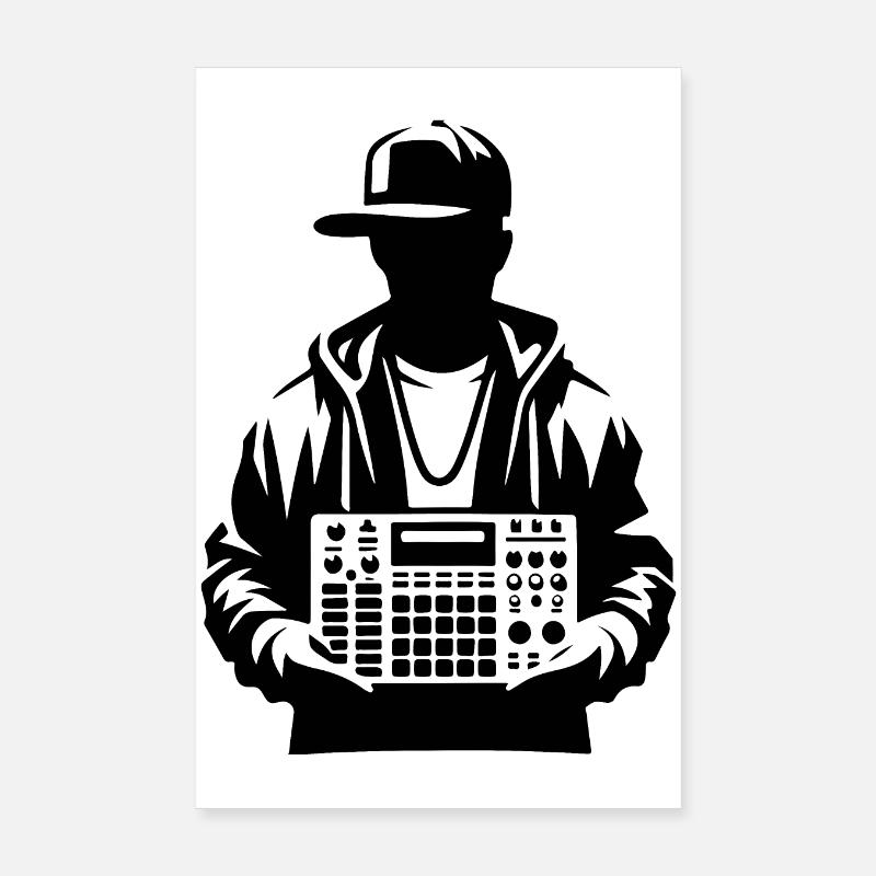 Beatmaker Halte-Sampler Poster 20x30 cm