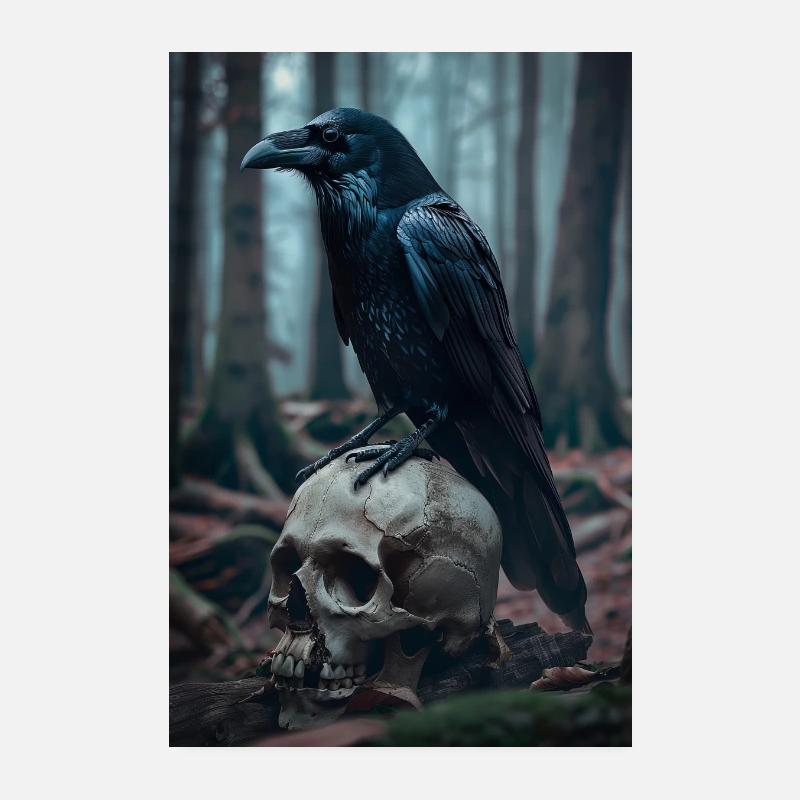 Rabe Poster 20x30 cm