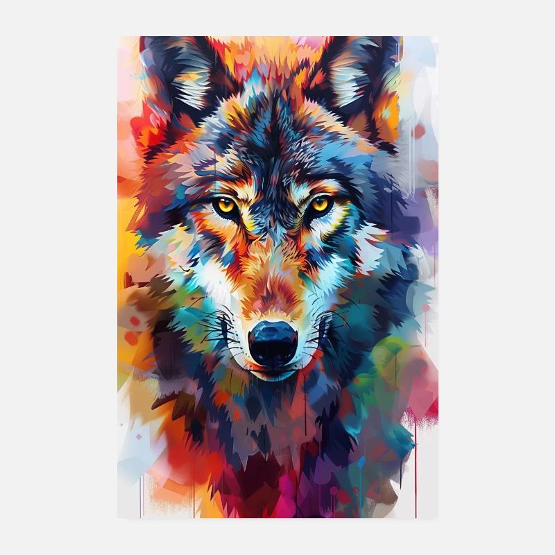 Loup Poster 20 x 30 cm