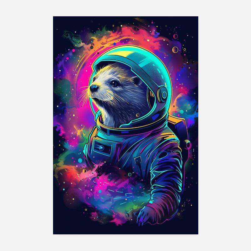 Loutre Poster 20 x 30 cm