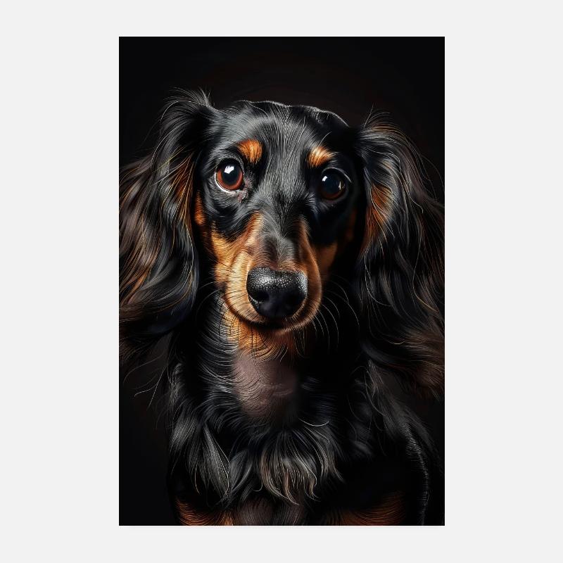 Teckel Poster 20 x 30 cm