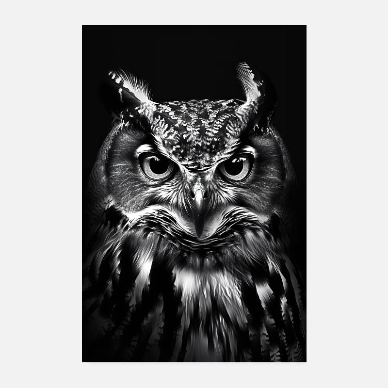 Eule Poster 20x30 cm
