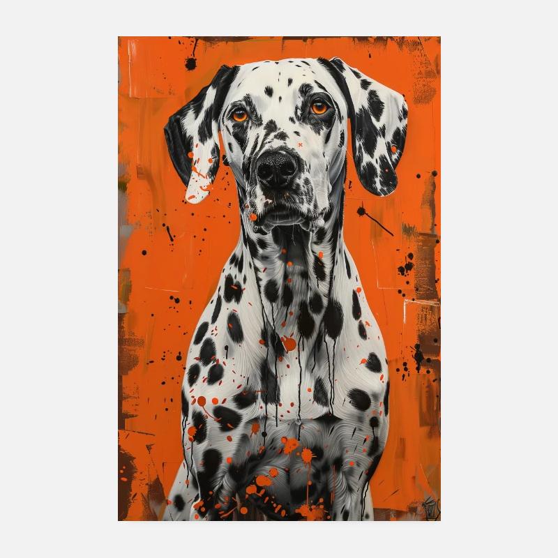 Dalmatian Poster 8" x 12" (20x30 cm)