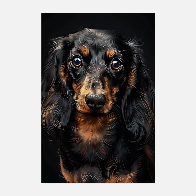 Dackel Poster 20x30 cm