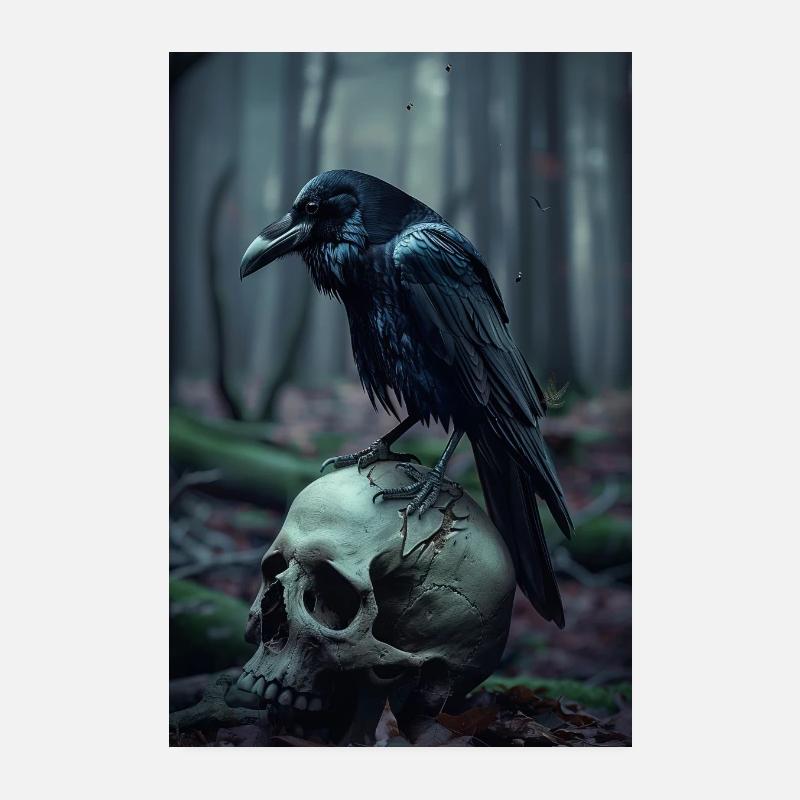 Rabe Poster 20x30 cm