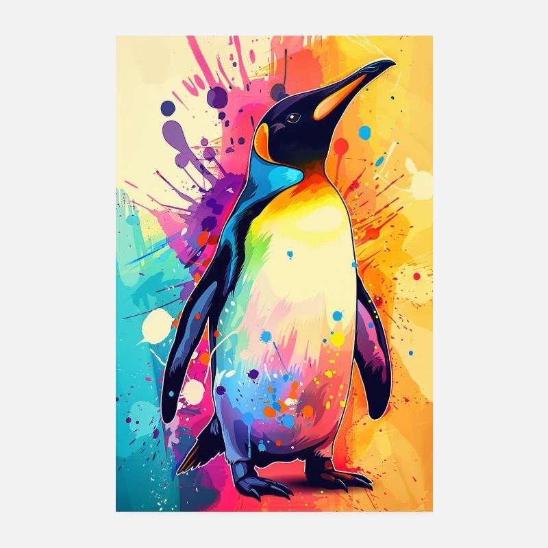Penguin Poster 8" x 12" (20x30 cm)