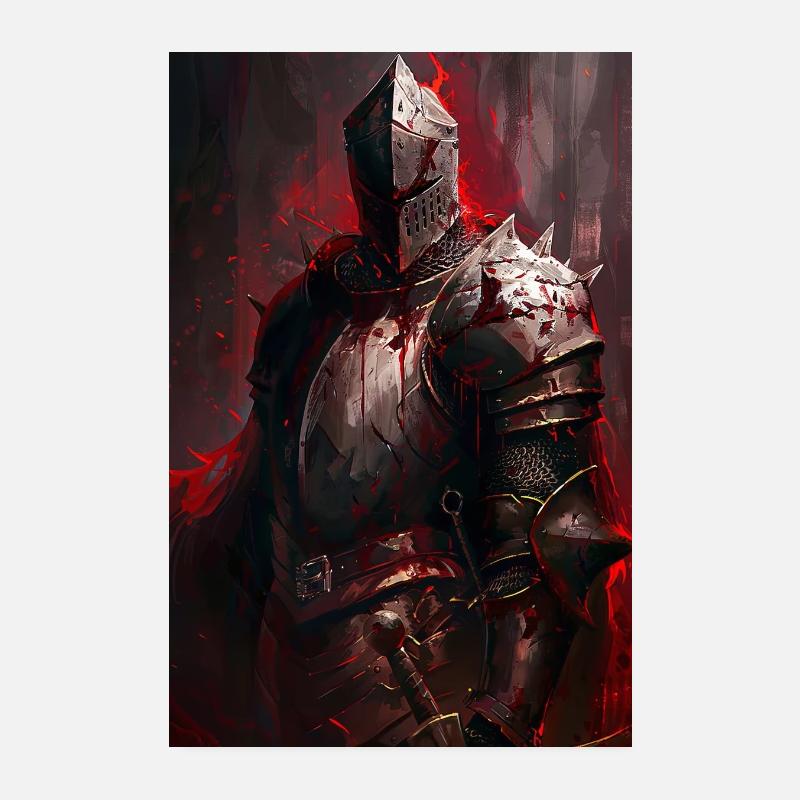 Knight Poster 8" x 12" (20x30 cm)