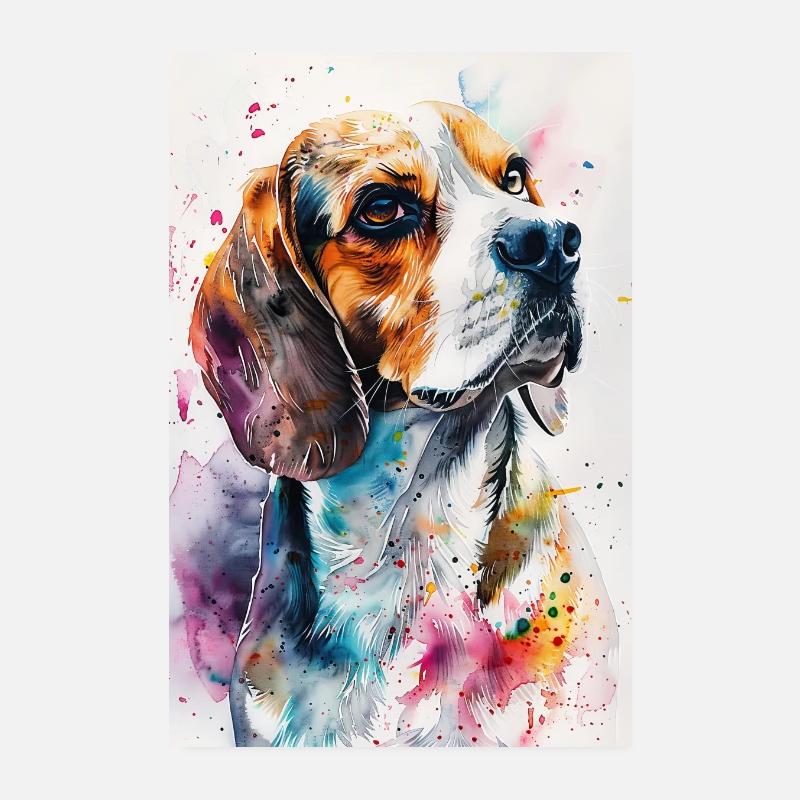 Beagle Poster 20x30 cm