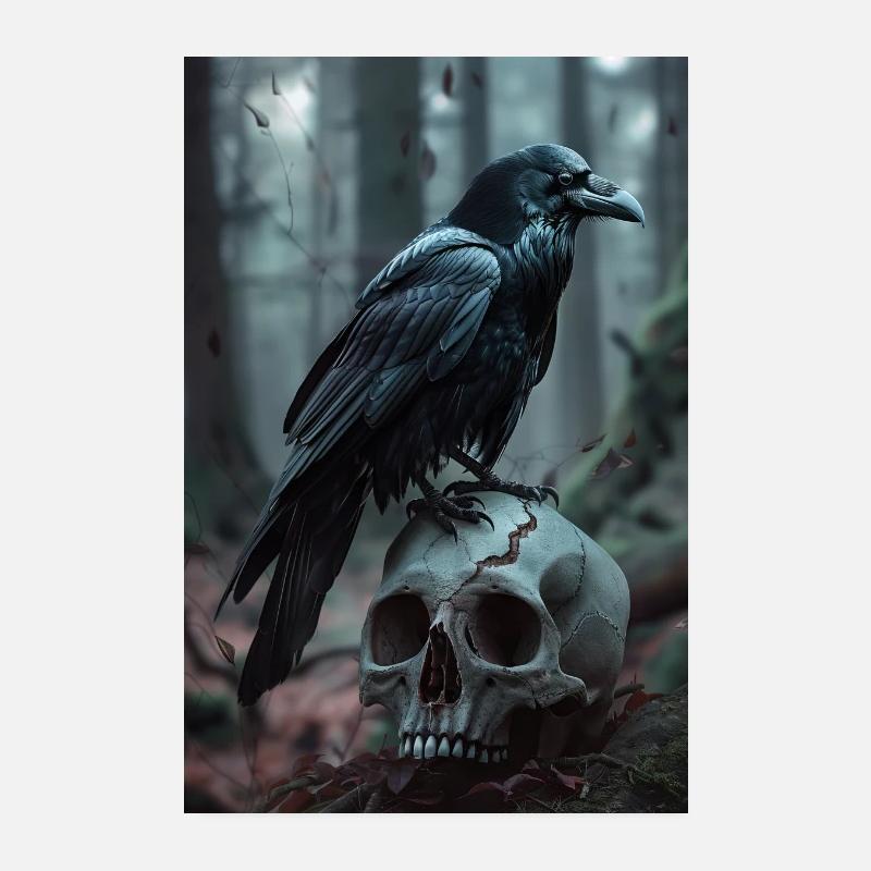 Rabe Poster 20x30 cm